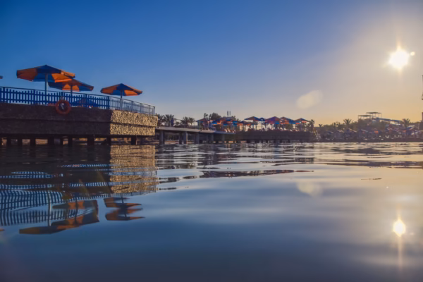 Egipt w listopadzie - plaża nad Morzem Czerwonym